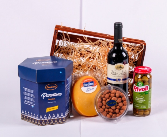 Produto Bandeja Natal Dourado